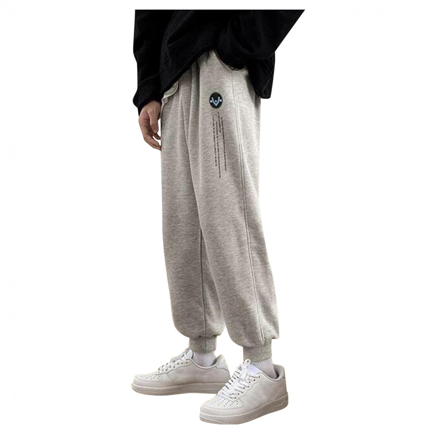 **Sallydream Men's Casual Sweatpants - Comfortable Joggers for Men in Black & Khaki | Perfect for Lounge, Gym & Outdoor Activities**