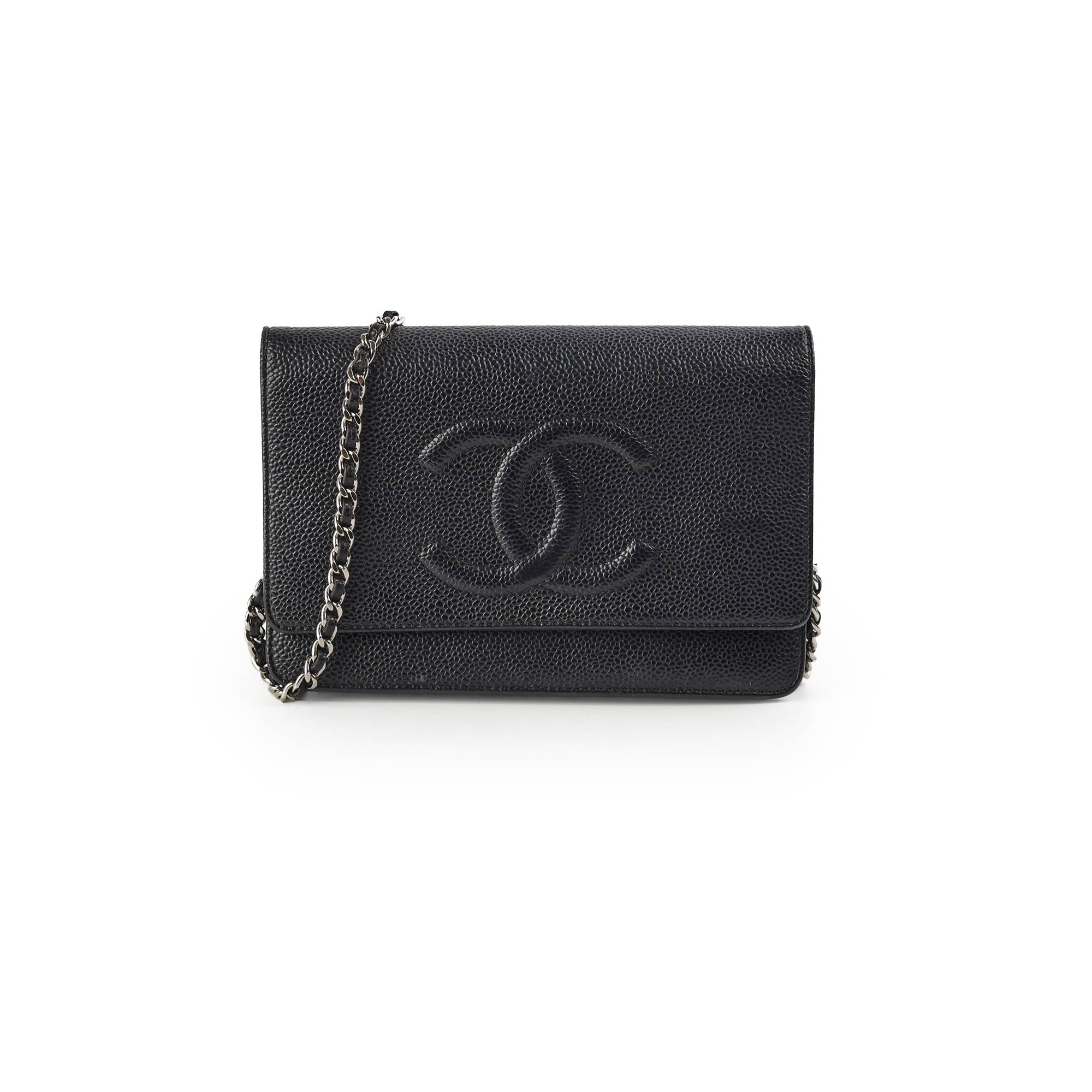 Chanel Caviar Black Wallet On Chain WOC - Luxury Crossbody Bag for Women | Perfect for Evening Parties, Date Nights & Special Occasions