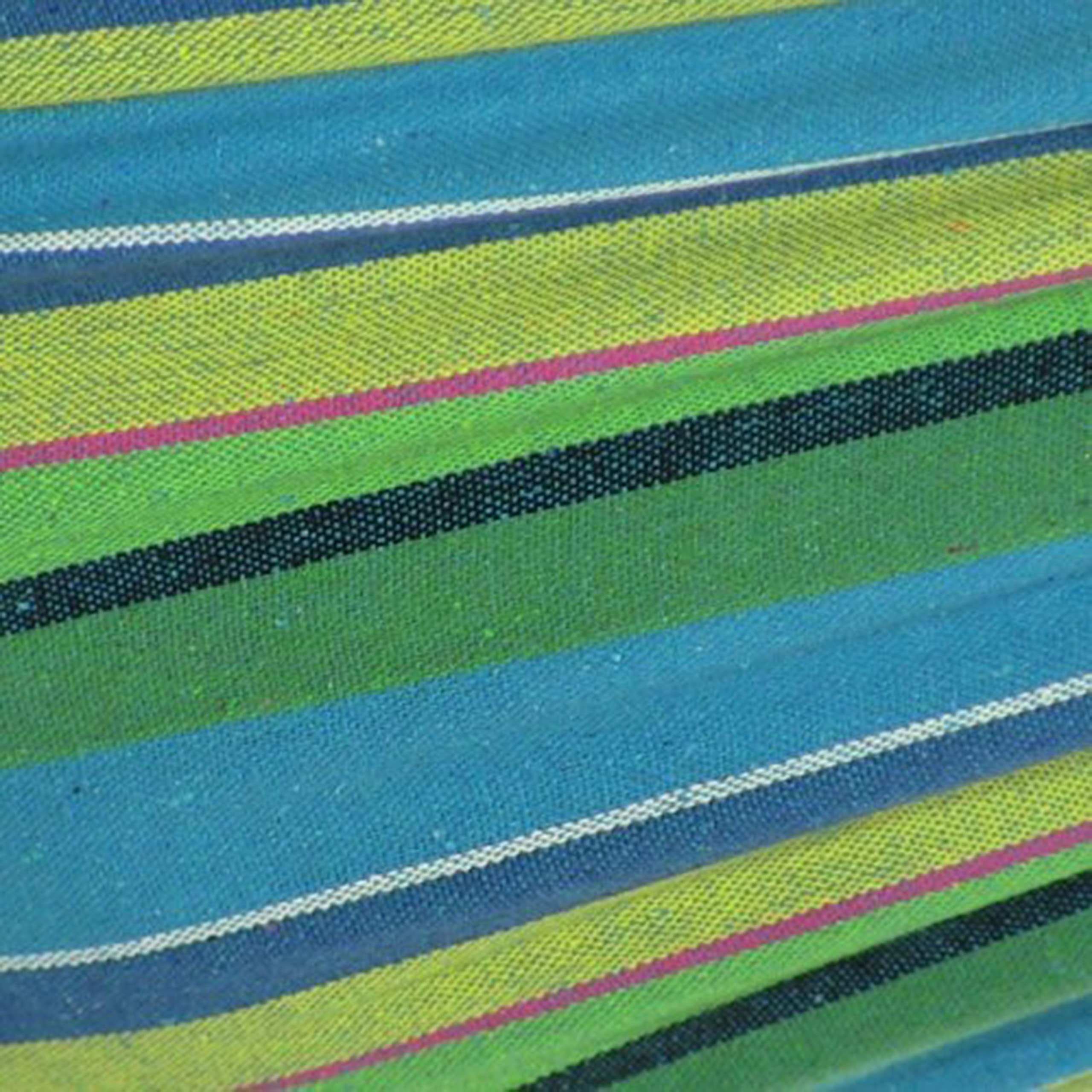 Premium Double Brazilian Cotton Hammock with Universal Stand - 450 lb Weight Capacity - Black Steel Frame & Natural Sea Grass Weave - Perfect for Backyard, Patio, Beach & Camping Relaxation