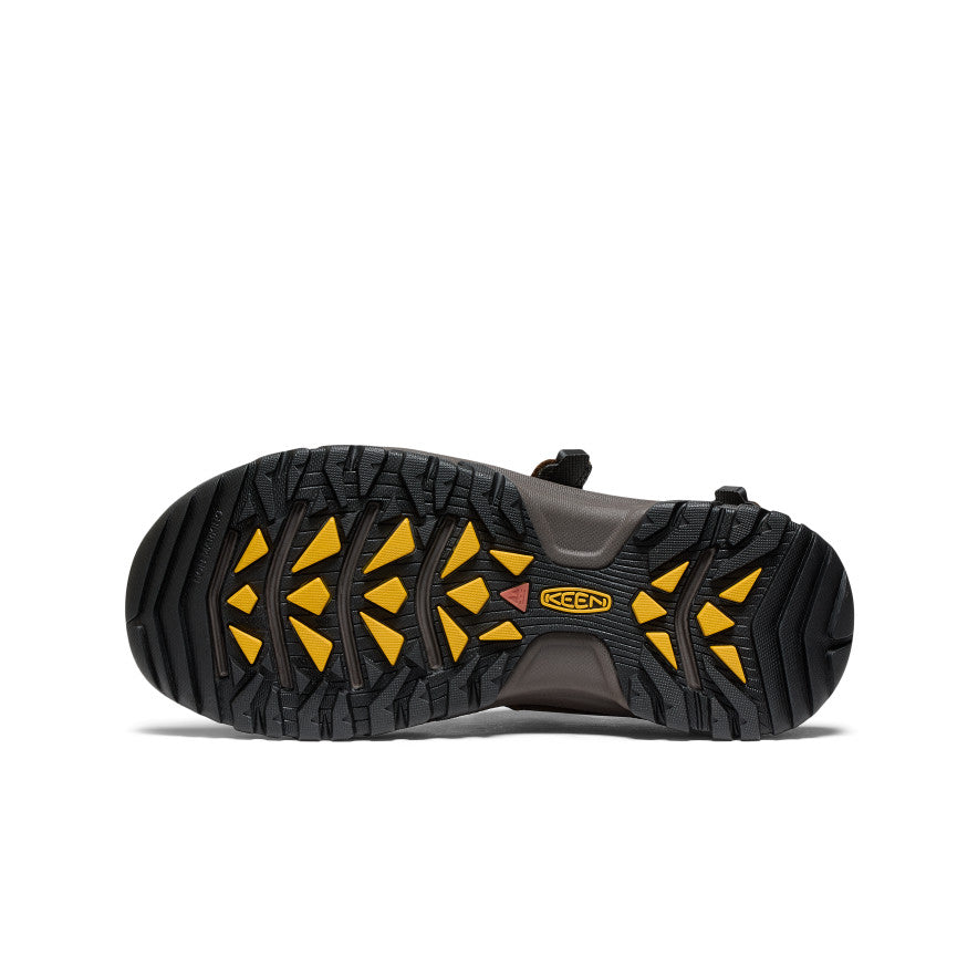Men's Targhee III Open Toe Sandals - Bison/Mulch Color - Comfortable Outdoor Hiking & Walking Sandals for Summer Adventures
