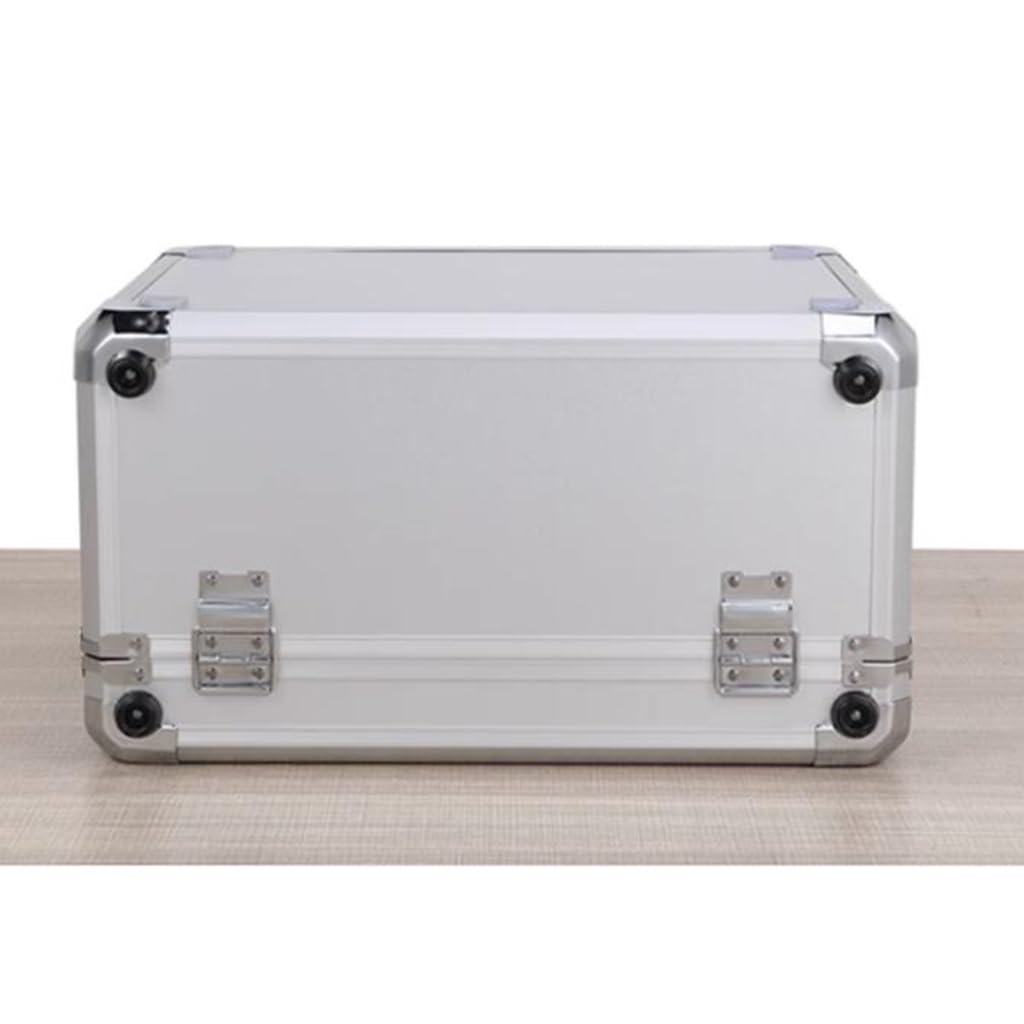Premium Aluminum Briefcase with Lock - Durable Protective Case for Laptops, Tools & Valuables | Ideal for Business Travel, Office & Secure Storage