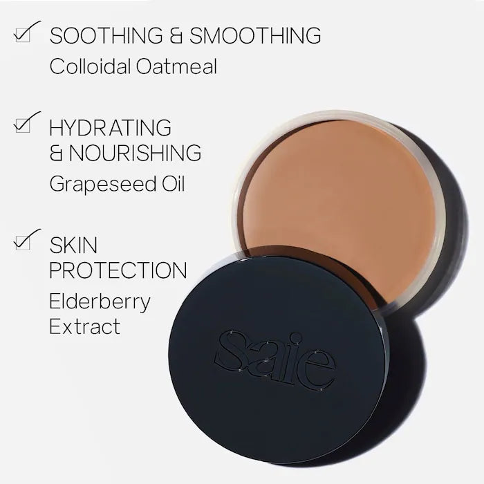 Saie Sun Melt Natural Cream Bronzer - Vegan, Cruelty-Free, Buildable Glow for a Sun-Kissed Look | Perfect for Everyday Wear & Special Occasions
