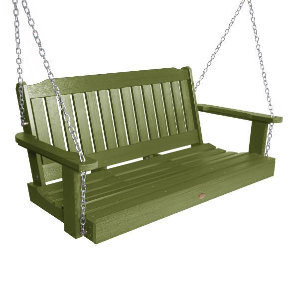Lehigh 4ft Swing and Coffee Table - Versatile Indoor/Outdoor Furniture for Patio, Living Room, or Office Use