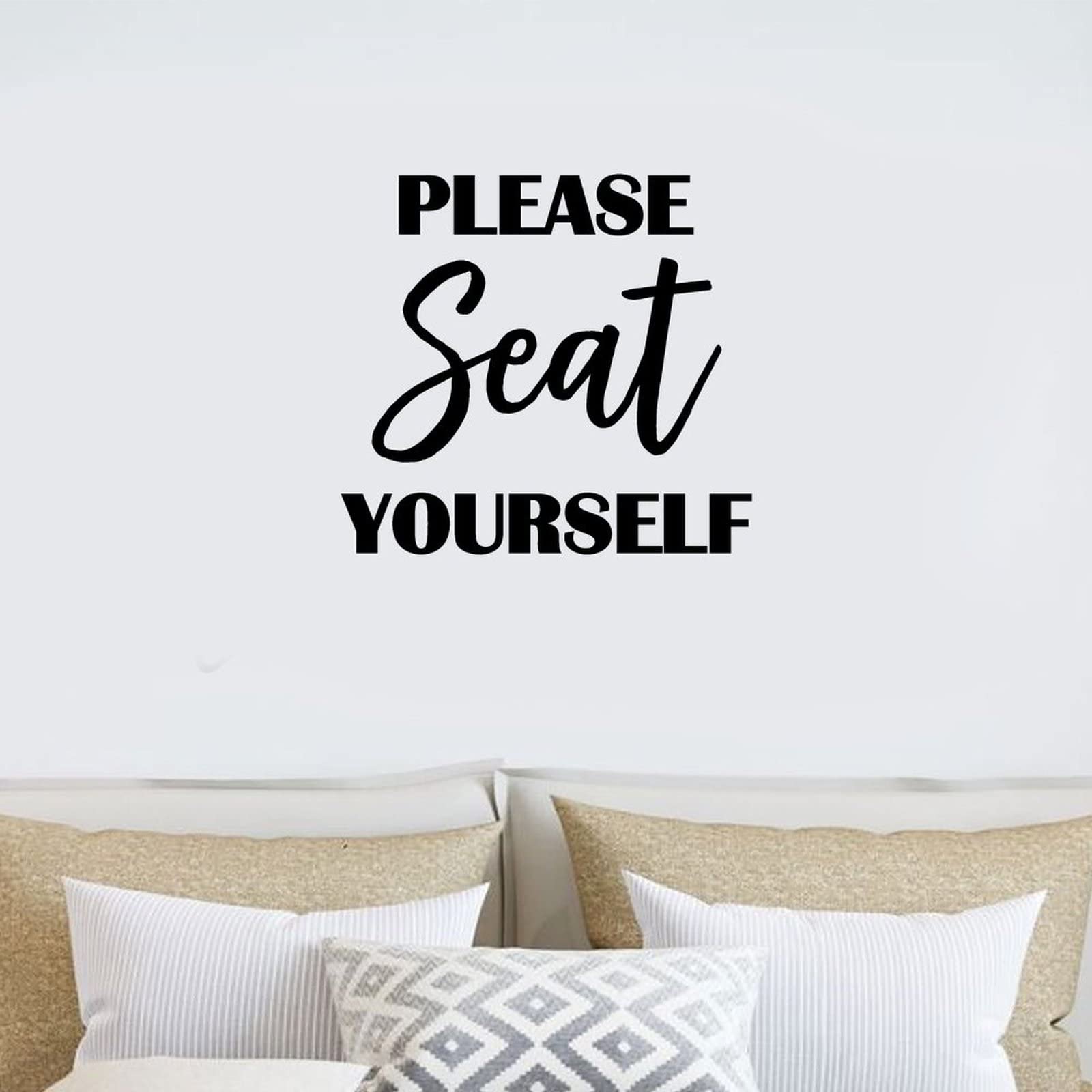 Inspirational Bible Verse Wall Decal Stickers - 22 Inch Waterproof Vinyl Home Decor for Kitchen, Dining, Bathroom, Living Room & Office - Perfect for Faith-Based Home Decor & Gift Giving