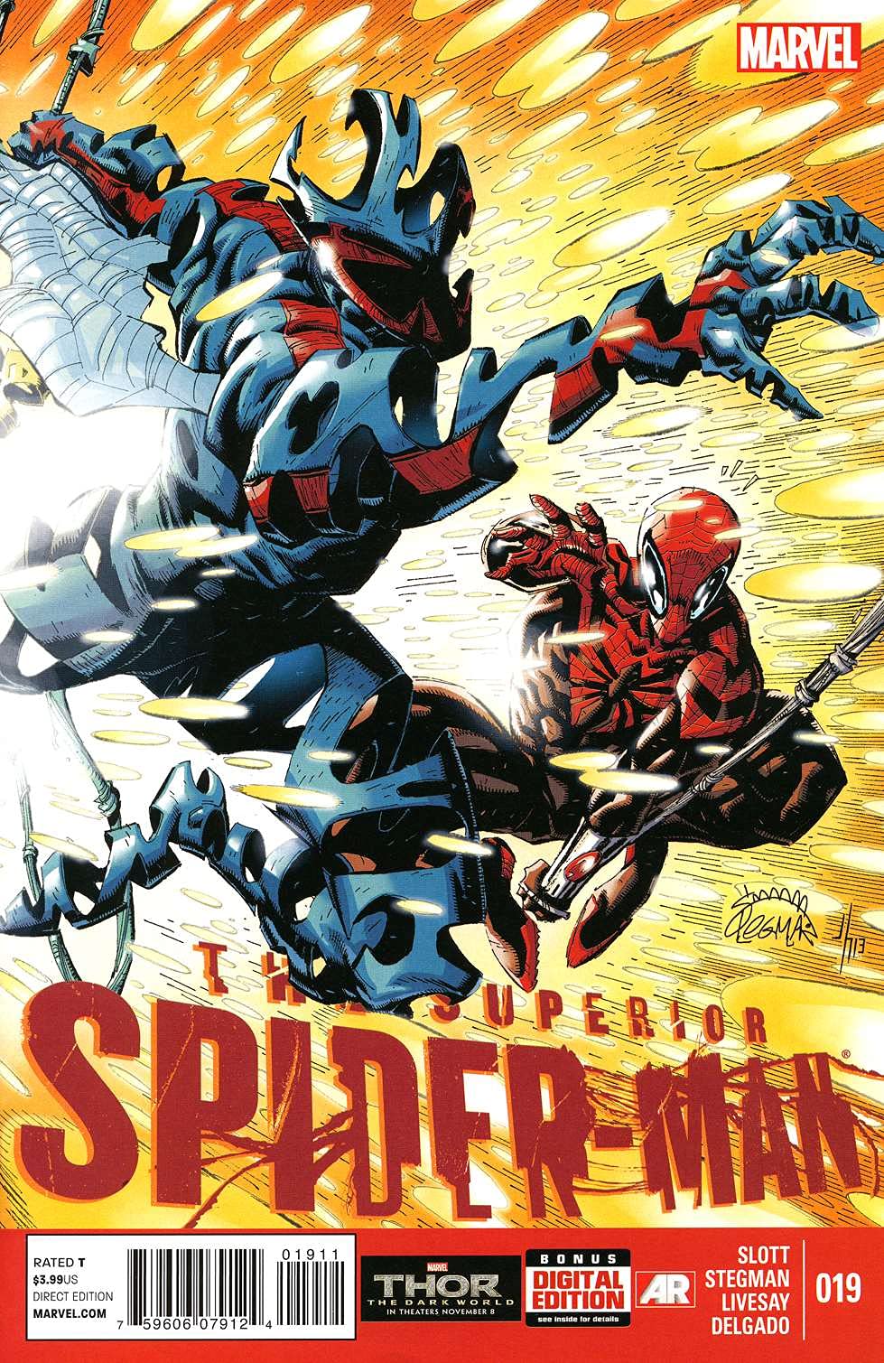 Superior Spider-Man #19 VF/NM Marvel Comic Book by Dan Slott | Spider-Man 2099 Edition | Collectible Superhero Comics for Fans & Investors