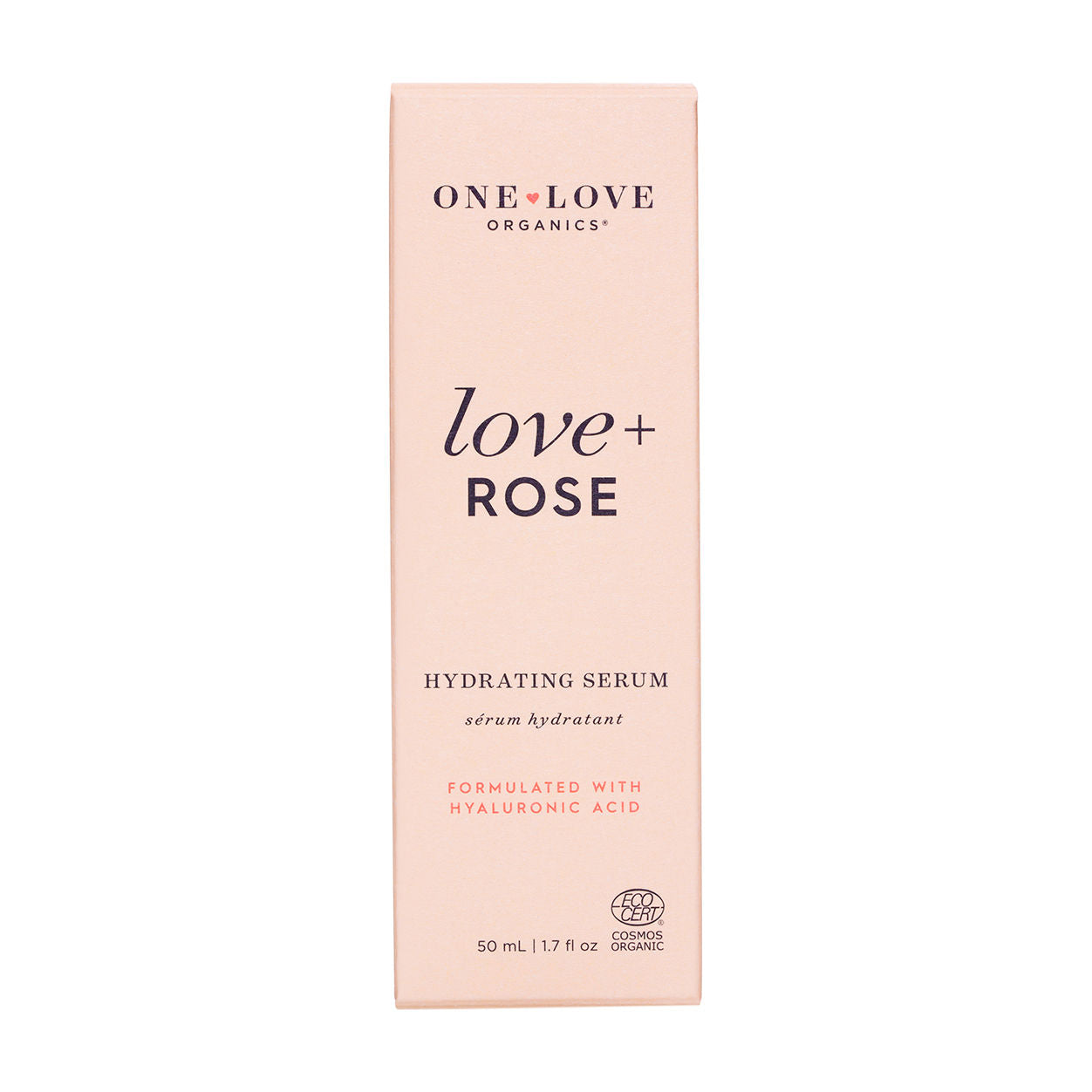 Love + Rose Hydrating Serum for Face - Anti-Aging Moisturizer with Hyaluronic Acid & Vitamin E - Perfect for Dry Skin Care & Night Routine