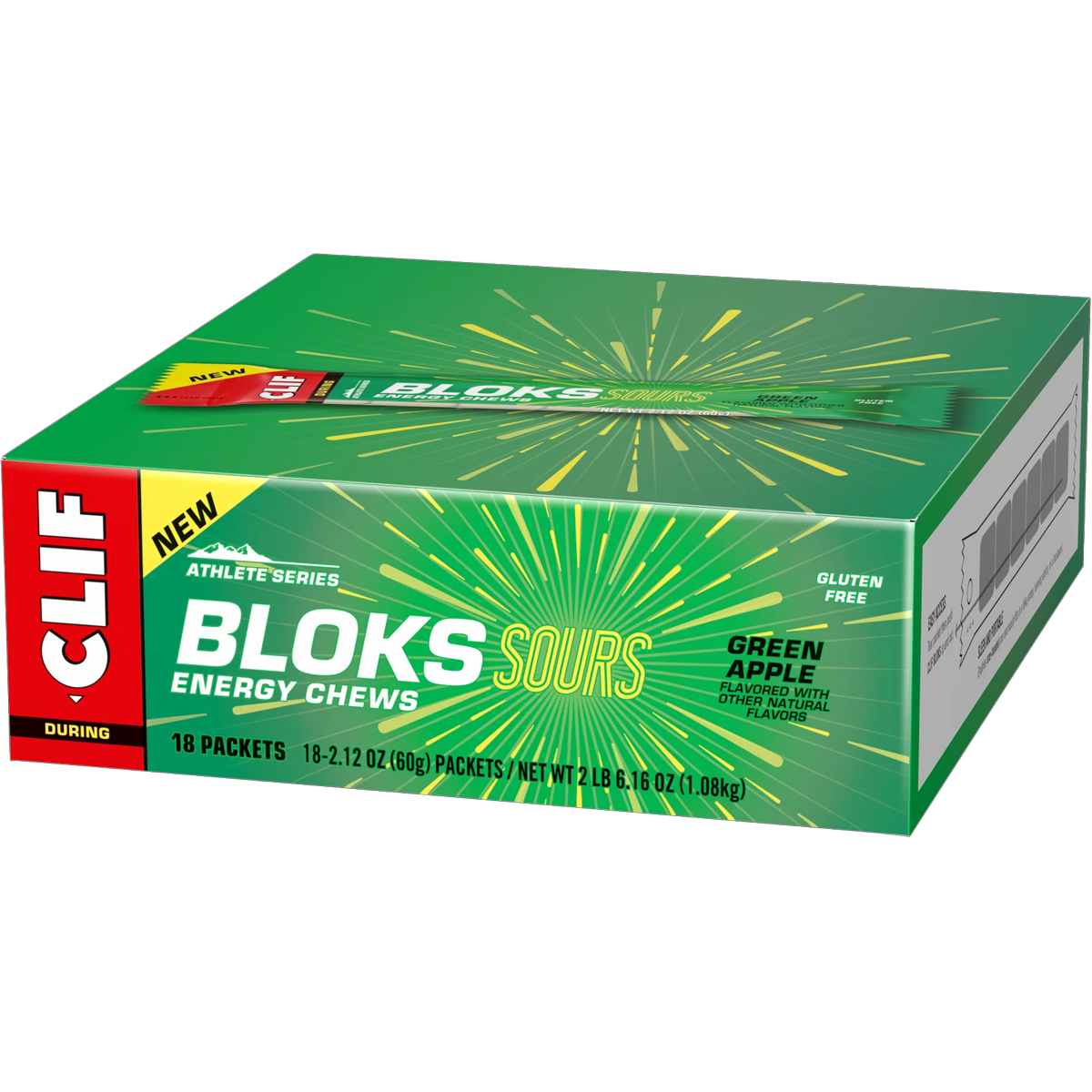Bloks Energy Chews - Natural Energy Boost for Athletes & Workouts | Vegan, Gluten-Free, Non-GMO | Pre-Workout & Post-Workout Snack