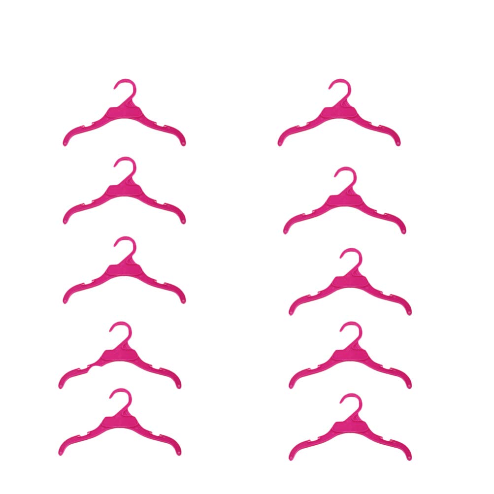 Balacoo 10pcs Dog Clothes Hangers - Durable Pet Cloth Hangers for Kids & Pet Supplies, Perfect for Organizing Pet Wardrobes at Home