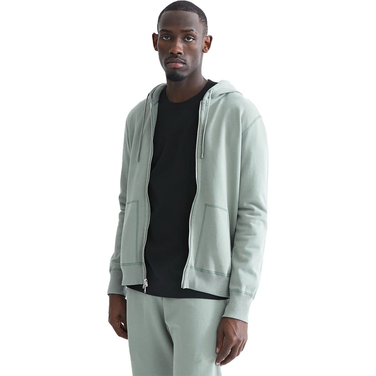 Reigning Champ Men's Mid Weight Terry Zip Hoodie - Premium Comfort for Casual Wear & Gym Workouts | Stylish & Durable Athletic Pullover