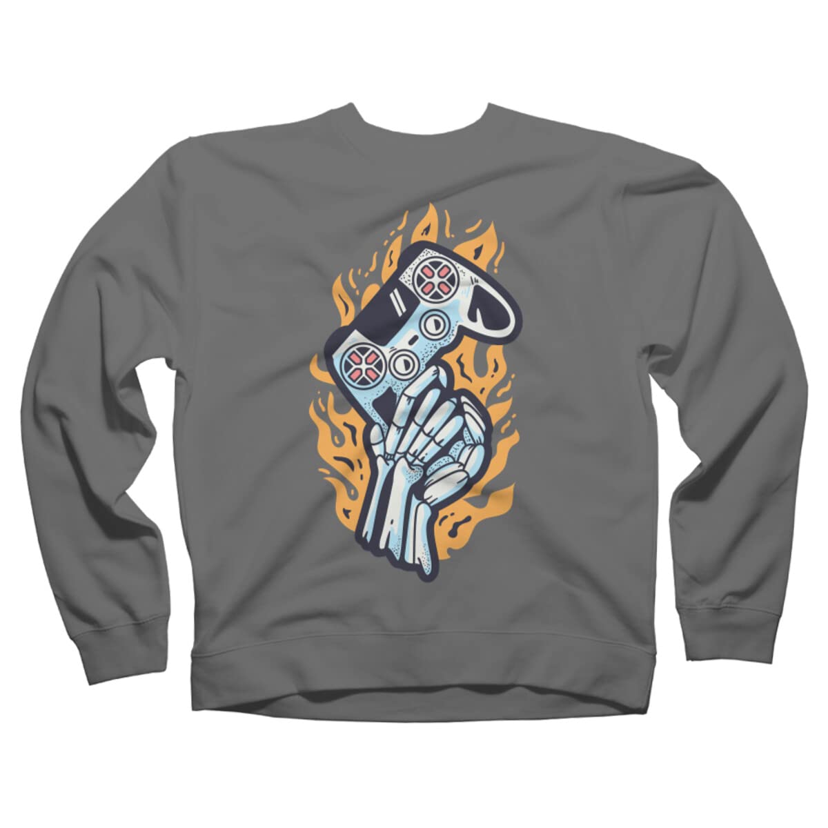 Design By Humans Unisex Gamer Sweatshirt by Kai2day - Comfortable Casual Pullover for Gaming, Lounge & Streetwear Fashion