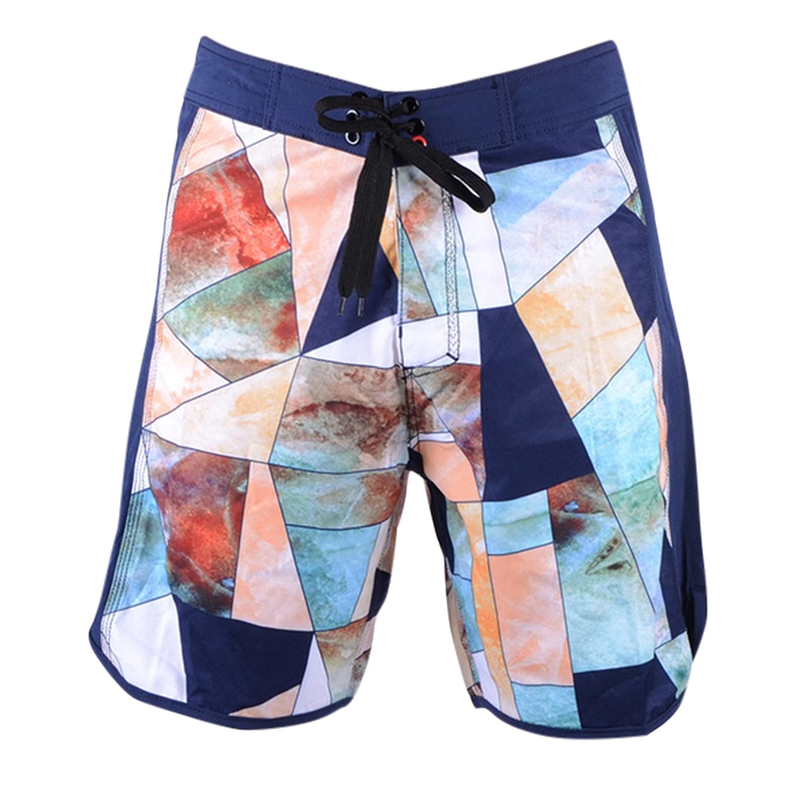 Men's Casual Summer Loose Fit Sweatpants with Belt - Comfortable Elastic Waist Shorts for Independence Day & Outdoor Activities