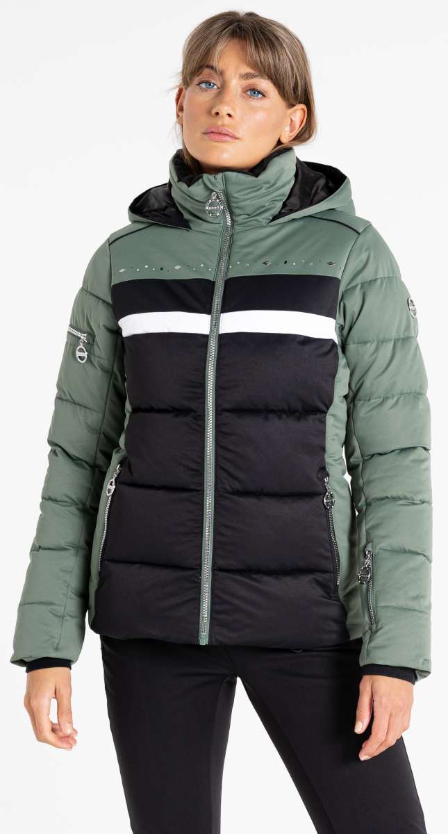 Dare2B Women's Crystallize Insulated Winter Jacket - Waterproof, Warm Puffer Coat for Skiing, Hiking & Cold Weather (2022-2023)