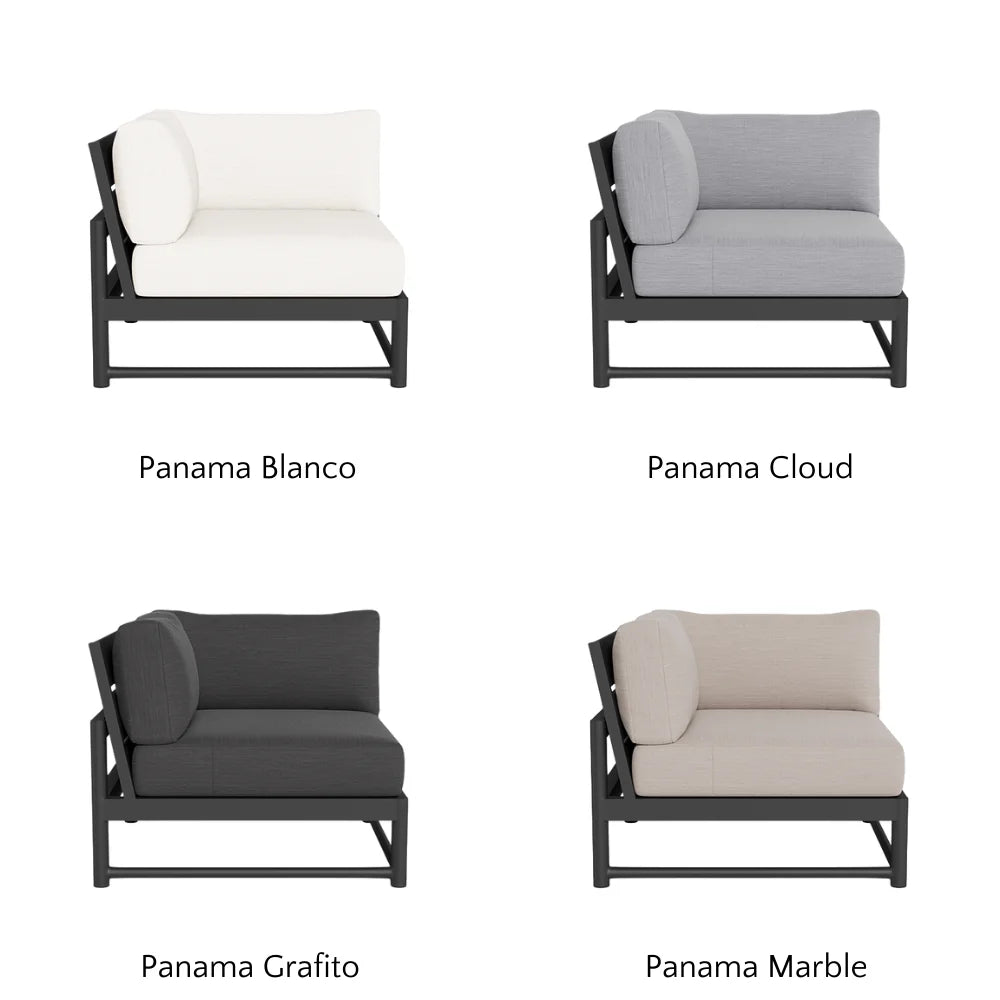 Breeze XL Outdoor Corner Sectional Sofa - Waterproof Patio Furniture Set with Cushions for Backyard, Poolside & Garden Relaxation