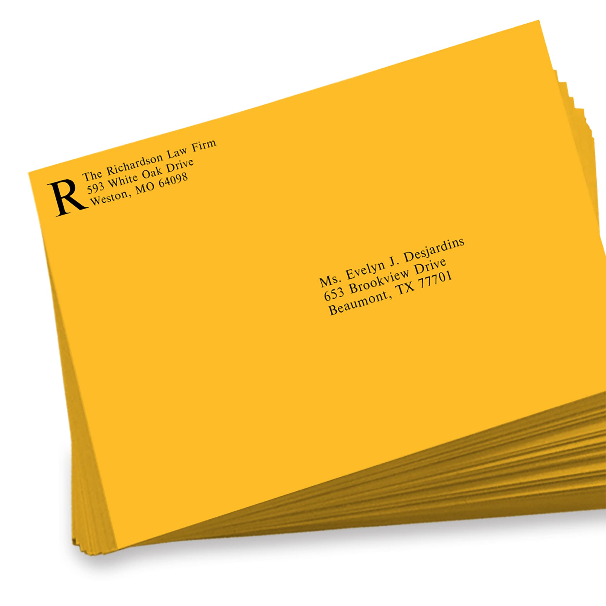 LUXPaper 9 x 12 Open End Envelopes - Peel & Press Seal, Sunflower Yellow, 80lb Text Weight (Pack of 1,000) | Perfect for Business Mailings, Wedding Invitations & Office Correspondence