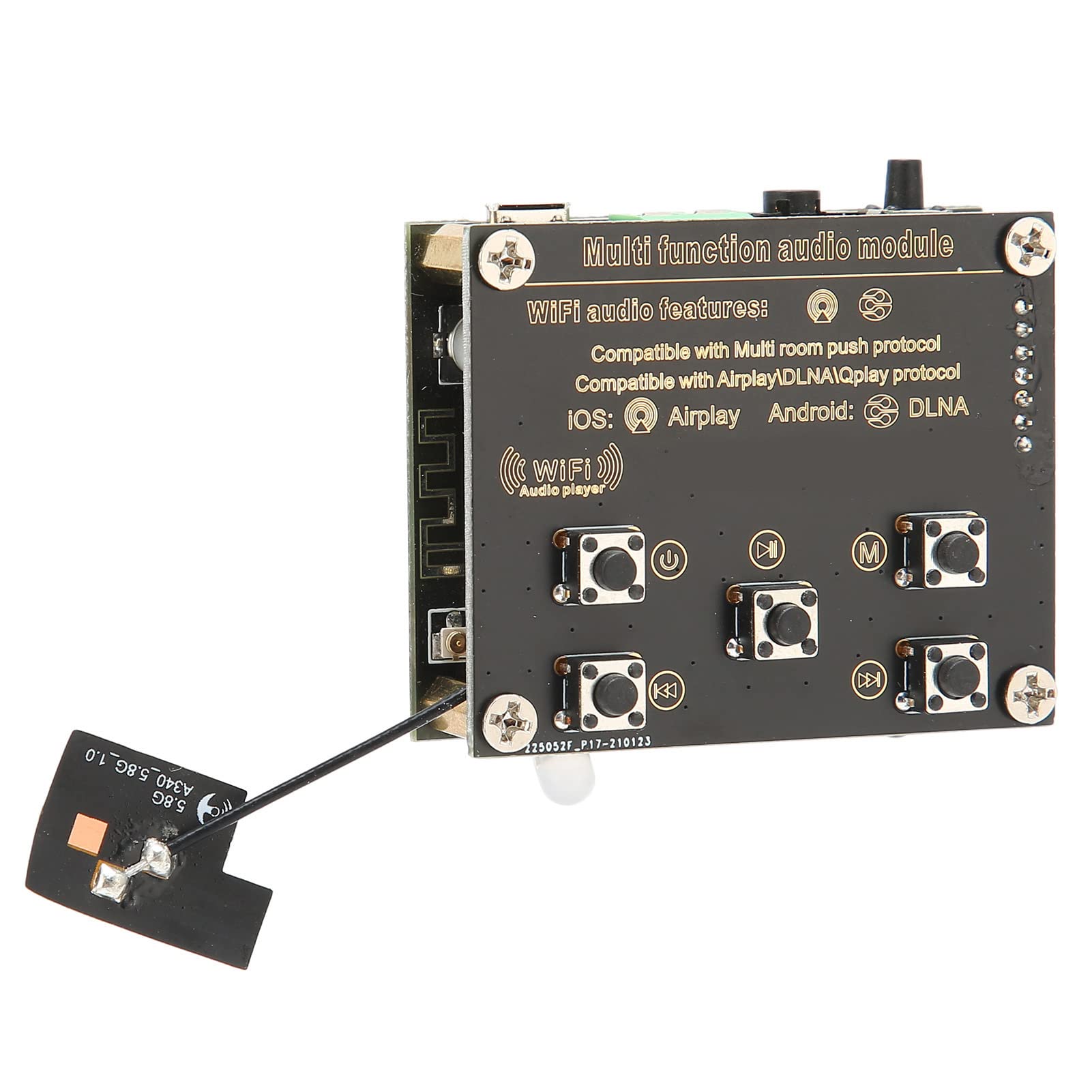 Topyond 2 in 1 Wireless Audio Receiver Board - Bluetooth & WiFi Smart DIY Receiver for Home Theater, Speakers, Stereo System | Perfect for Streaming Music, Home Entertainment & DIY Audio Projects