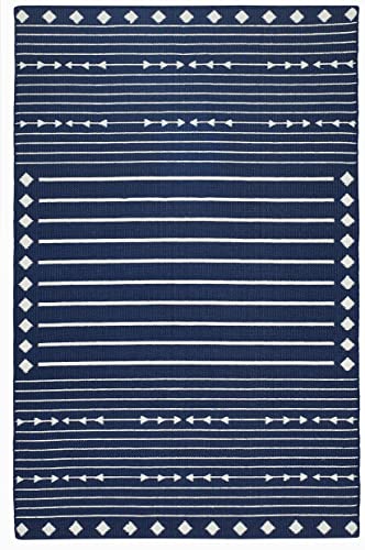 Flagstaff - Navy & White