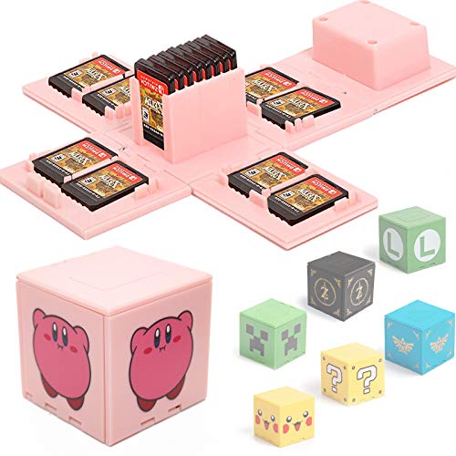 Nintendo Switch Game Card Holder - 16 Slots Storage Case Organizer for Switch Games | Portable Travel-Friendly Design for Gaming On The Go