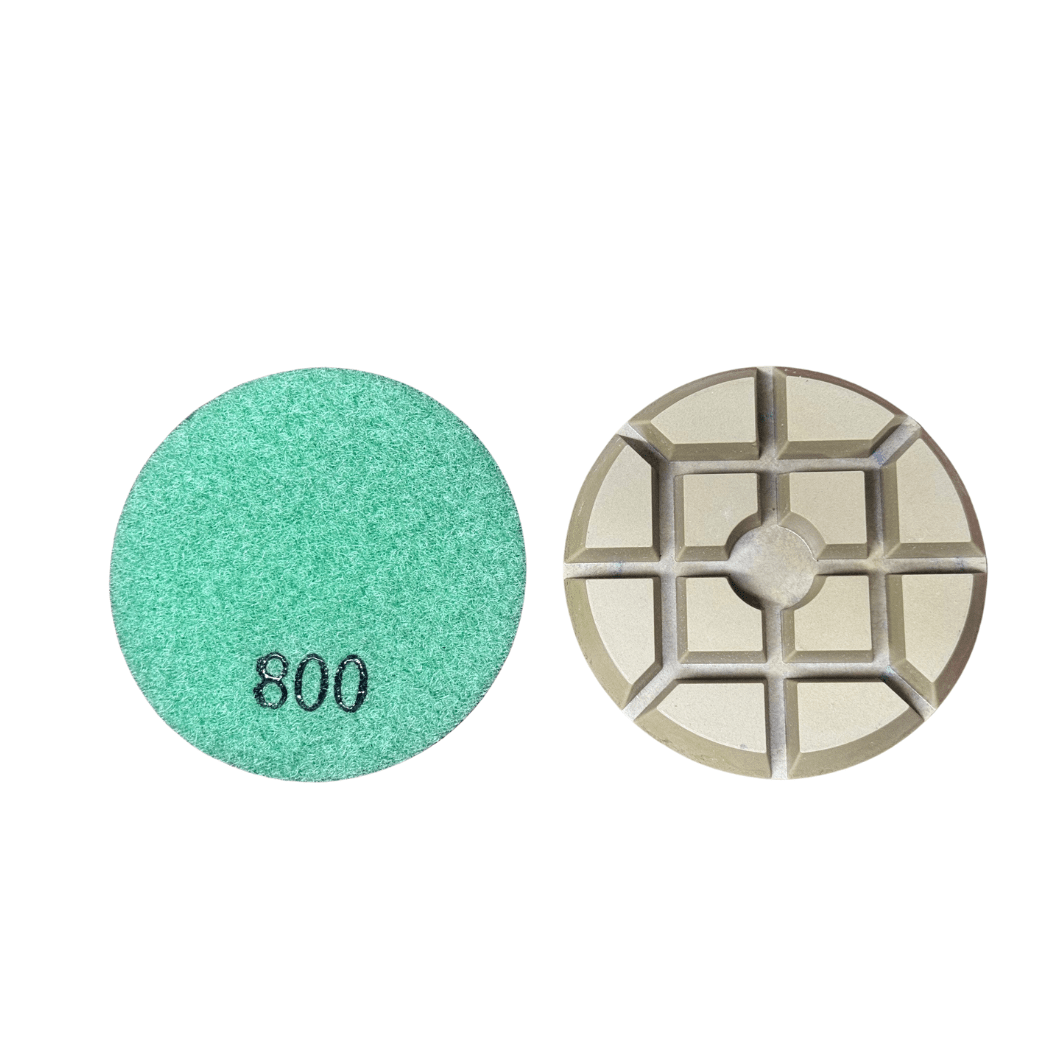 3-Pack Diamond Resin Polishing Pads for Stone, Granite & Marble - Wet/Dry Use for Countertops, Floors & DIY Projects