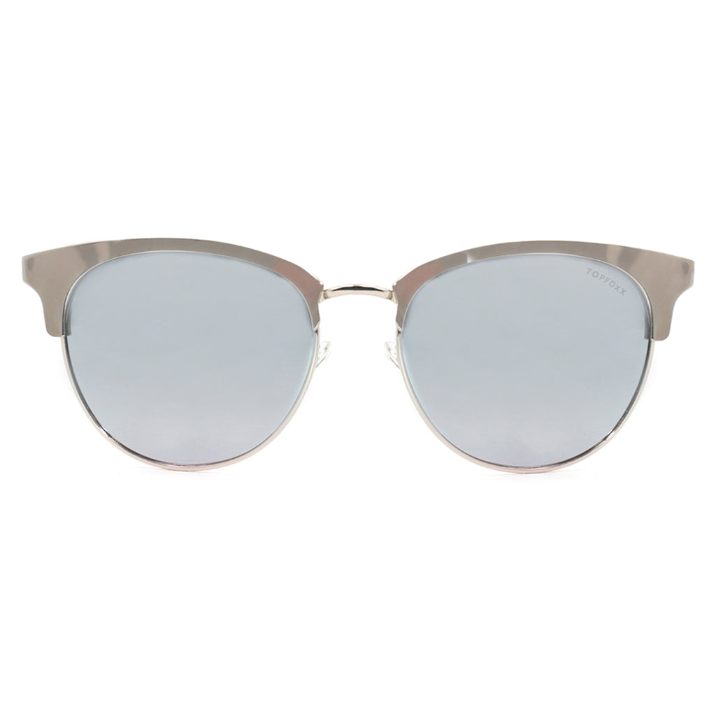 Marilyn Polarized Sunglasses with Silver Mirrored Lenses - UV Protection & Anti-Glare for Outdoor Activities, Driving, and Beach Vacations
