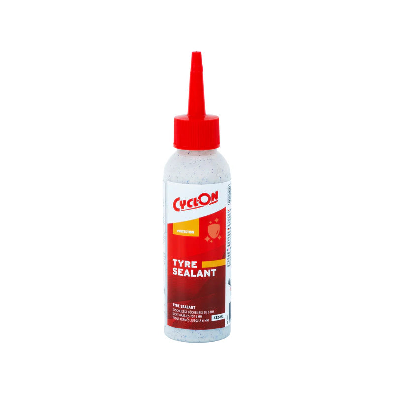 Cyclon Tire Sealant 125ml - Puncture Repair Kit for Bikes, Motorcycles & ATVs - Prevent Flat Tires on Road & Off-Road Adventures