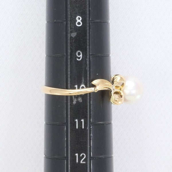 18K Yellow Gold Pearl Ring for Women - Elegant & Timeless Jewelry Gift for Wedding, Anniversary & Special Occasions