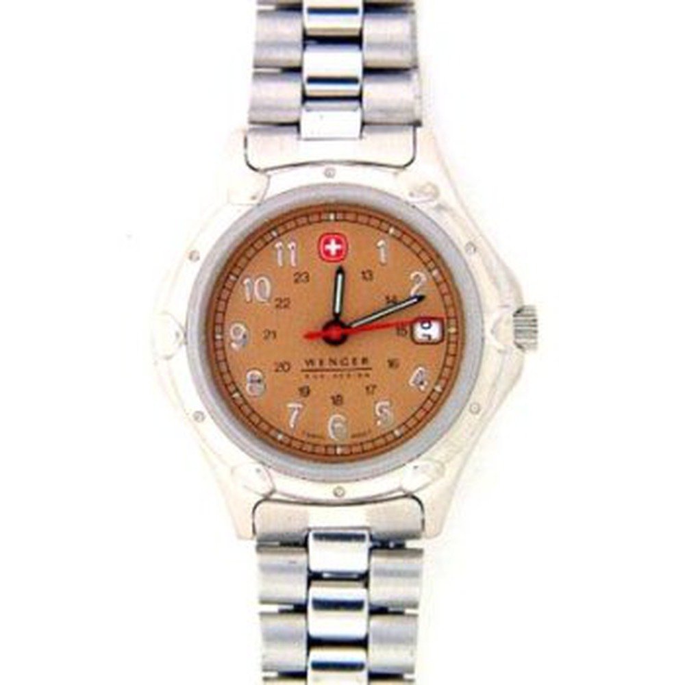 Wenger Men's 70107 Swiss Military Stainless Steel Watch - Durable Analog Wristwatch for Business, Casual & Outdoor Adventures