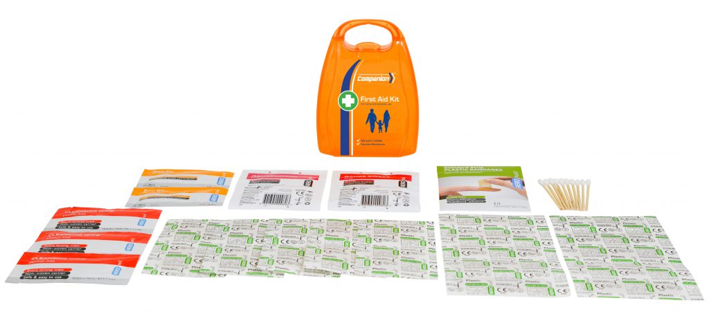 Companion 1 Series First Aid Kit - 150-Piece Emergency Medical Supplies for Home, Car & Outdoor Adventures | Compact Trauma Kit for Camping, Hiking & Travel Safety