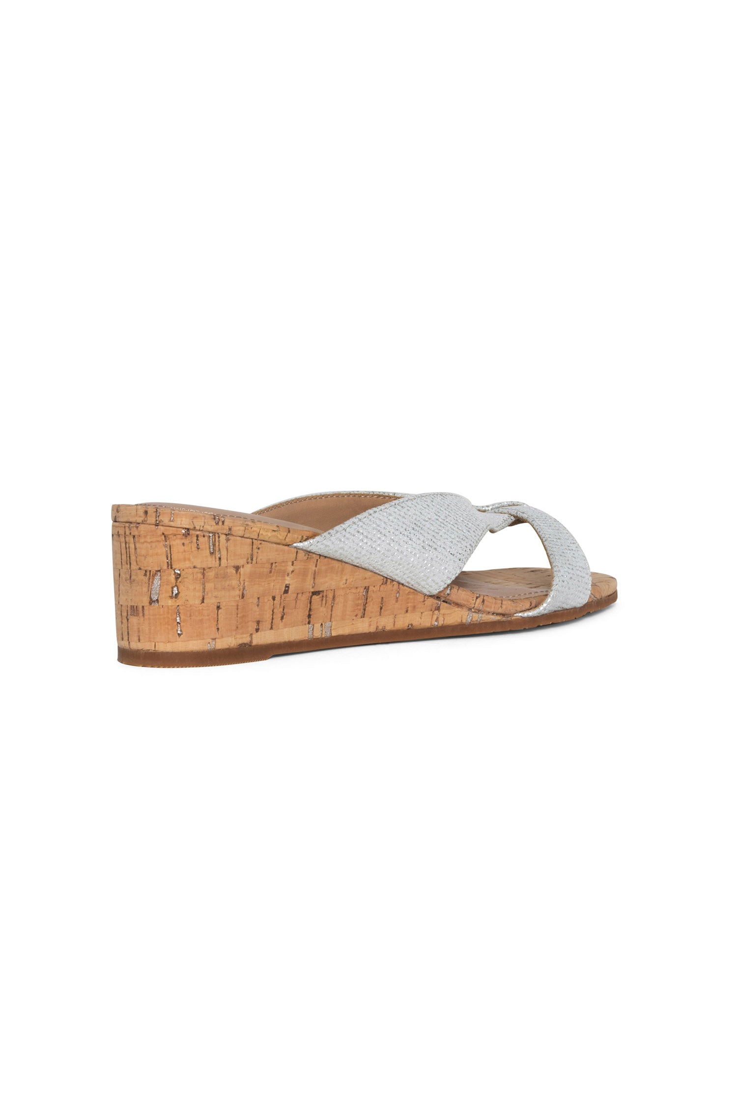 Contessa Women's Comfortable Wedge Sandals - Silver | Fashionable Summer Shoes for Beach, Party & Casual Wear