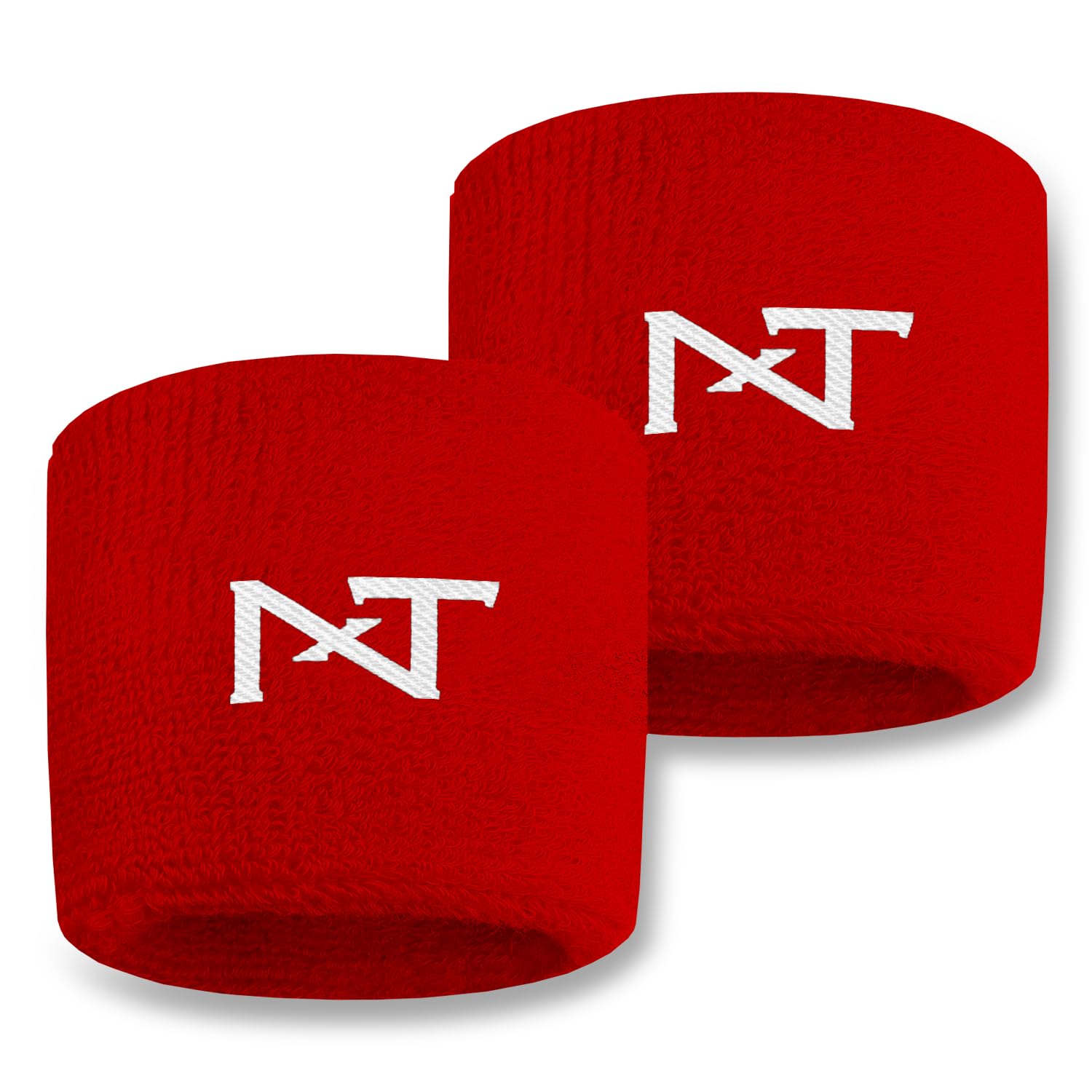 Nxtrnd Football Wrist Sweat Bands - Pair of 2, Moisture Wicking Sports Wristbands for Athletes, Gym & Training - Perfect for Football, Basketball, Running & Workouts