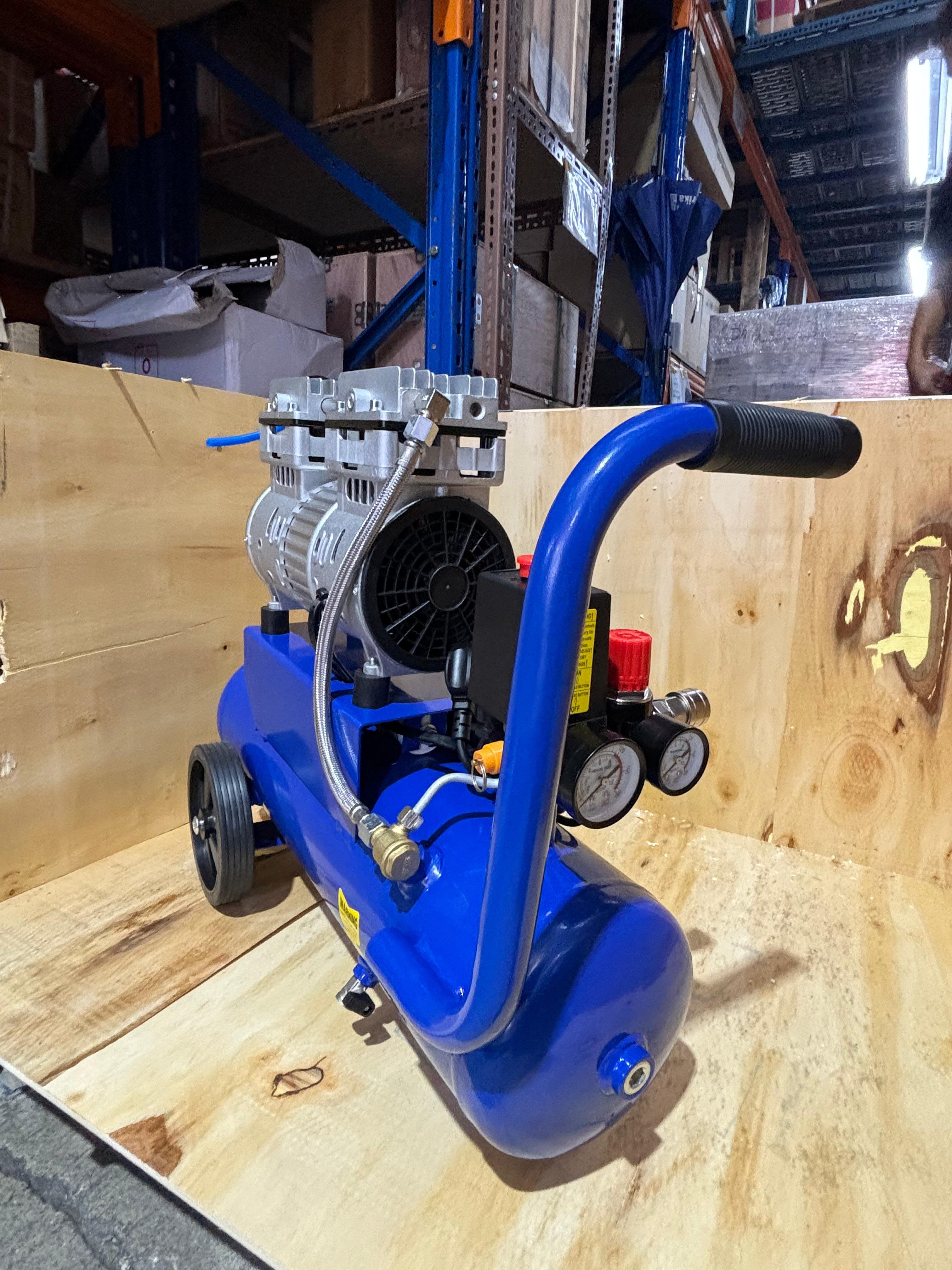 1.5HP 12L Oil-Free Silent Air Compressor by Aiko | Model GDG12 - Perfect for Home DIY, Woodworking, and Inflating Tires