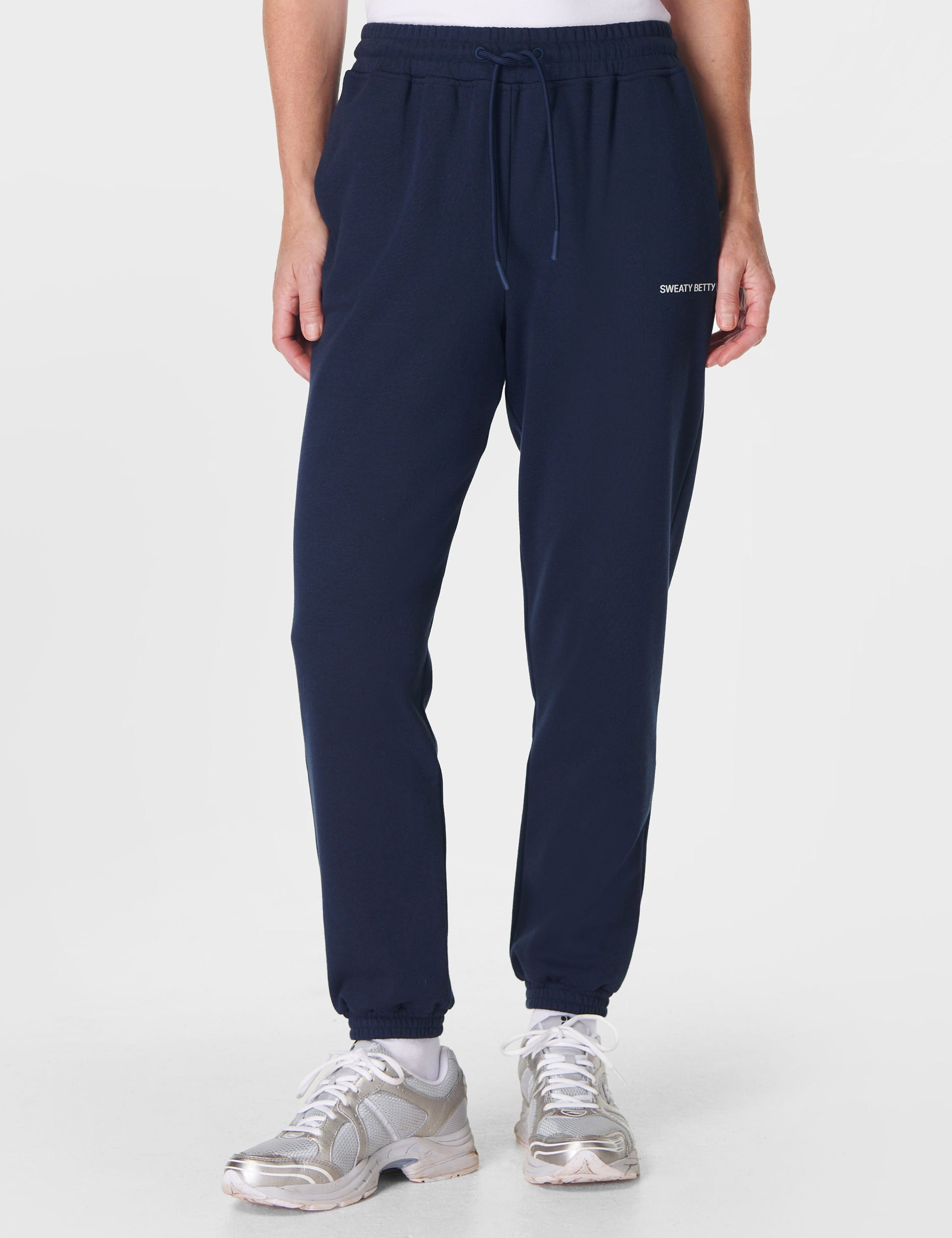 Revive Relaxed Jogger Pants for Men - Soft Comfortable Lounge & Running Joggers in Navy Blue - Perfect for Yoga, Gym, Travel & Casual Wear