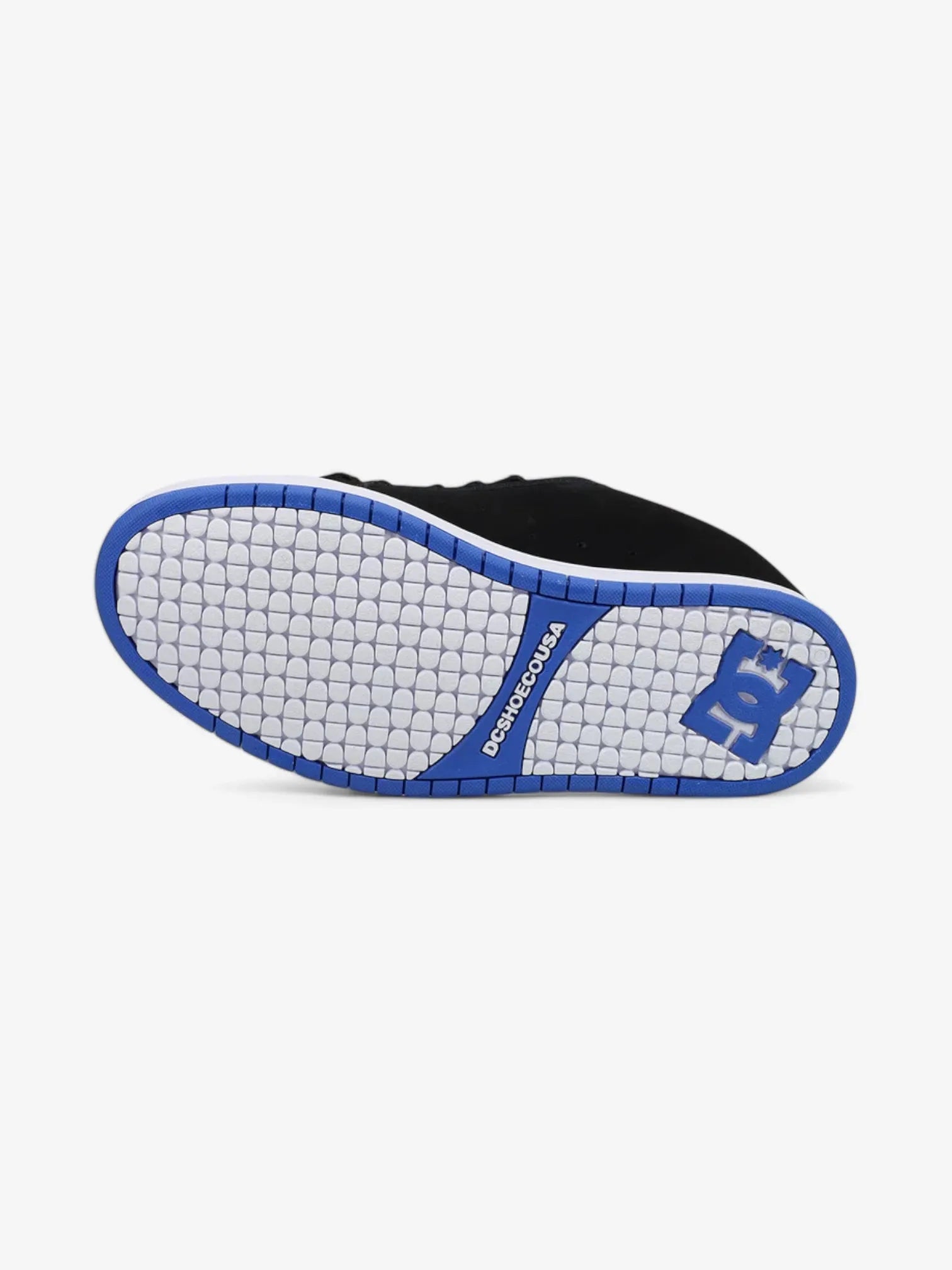 DC Court Graffik Skate Shoes for Men - Black & Blue High-Top Sneakers | Comfortable Skateboarding & Casual Streetwear Shoes for Everyday Wear