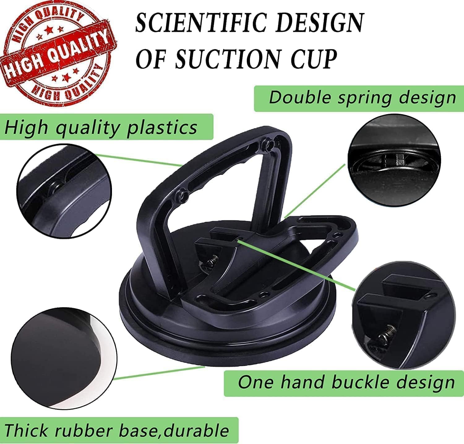 3-Pack Car Dent Puller Kit - Powerful Suction Cup Dent Remover with Handle Lifter | Paintless Dent Repair Tool for Car Body Dents | Perfect for DIY Auto Body Repair at Home or Garage
