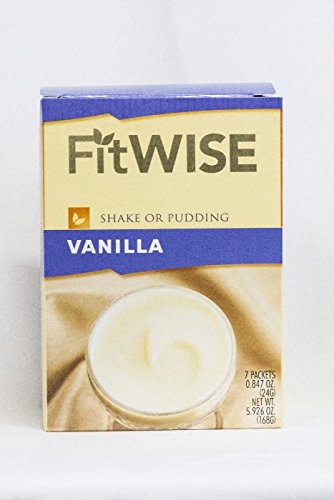 Fit Wise Vanilla Protein Pudding & Shake Packets - Ideal Protein Diet Compatible, Low Carb High Protein Snack for Weight Loss & Muscle Recovery - Perfect for Post-Workout, Keto Meals & Healthy Desserts