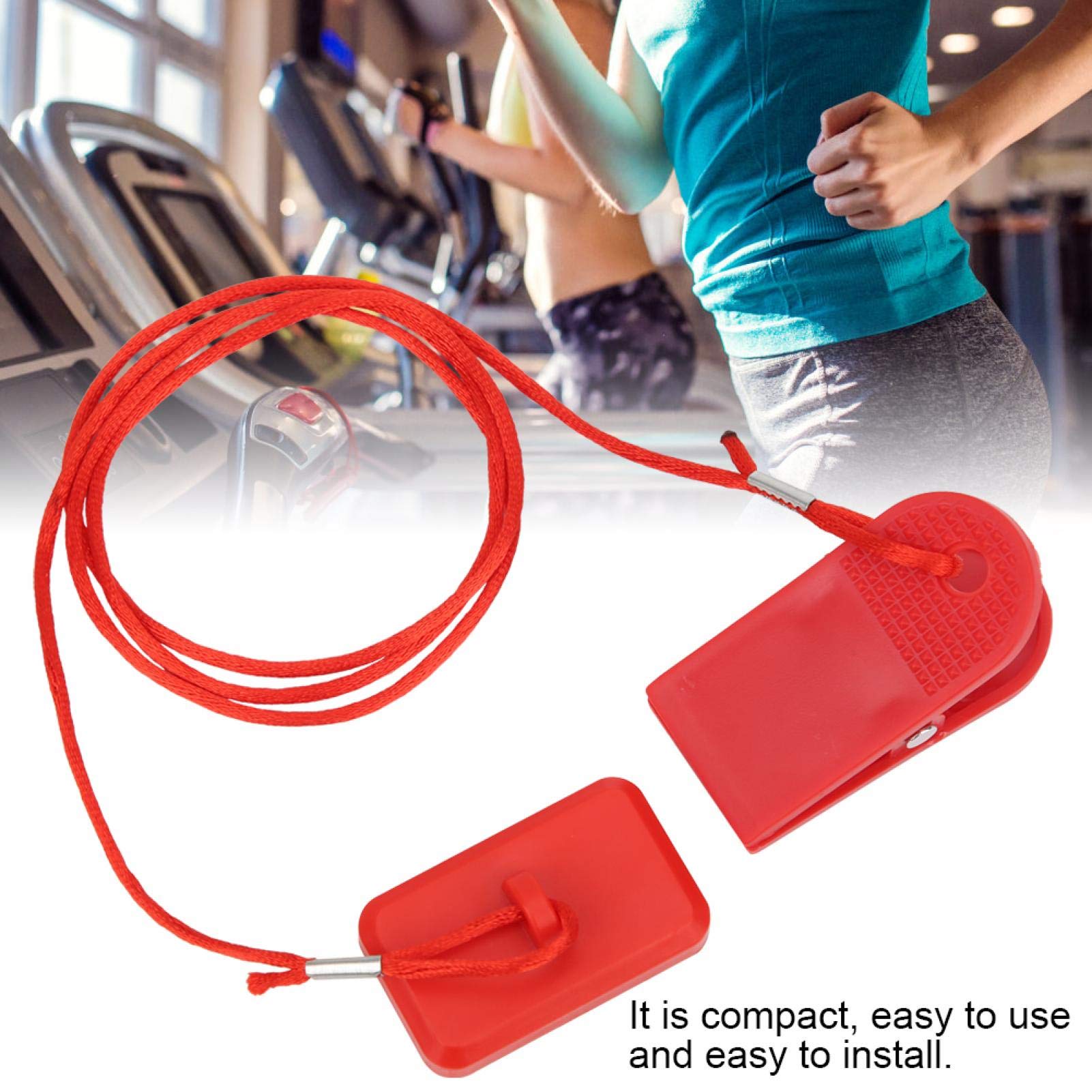 OUKENS 2Pcs Universal Treadmill Safety Key with Magnet - Treadmill Security Lock & Emergency Stop Switch for Home Gym Equipment - Perfect for NordicTrack, ProForm, Sole Fitness Treadmills