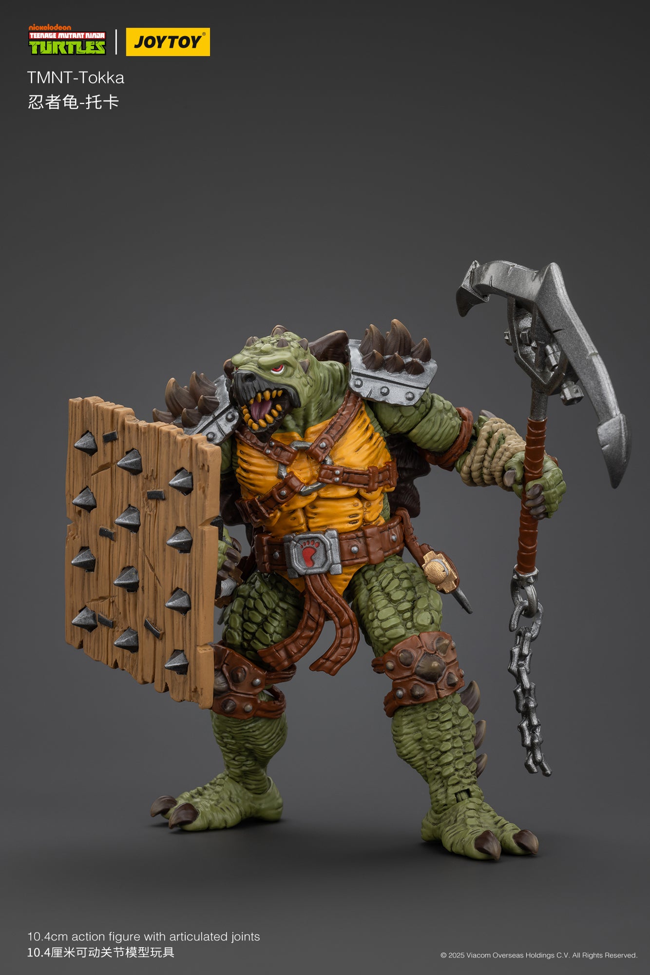 1/18 JOYTOY TMNT Slash & Tokka Action Figure Set - Collectible Ninja Turtle Villains for Display & Play - Perfect for TMNT Fans & Toy Collectors