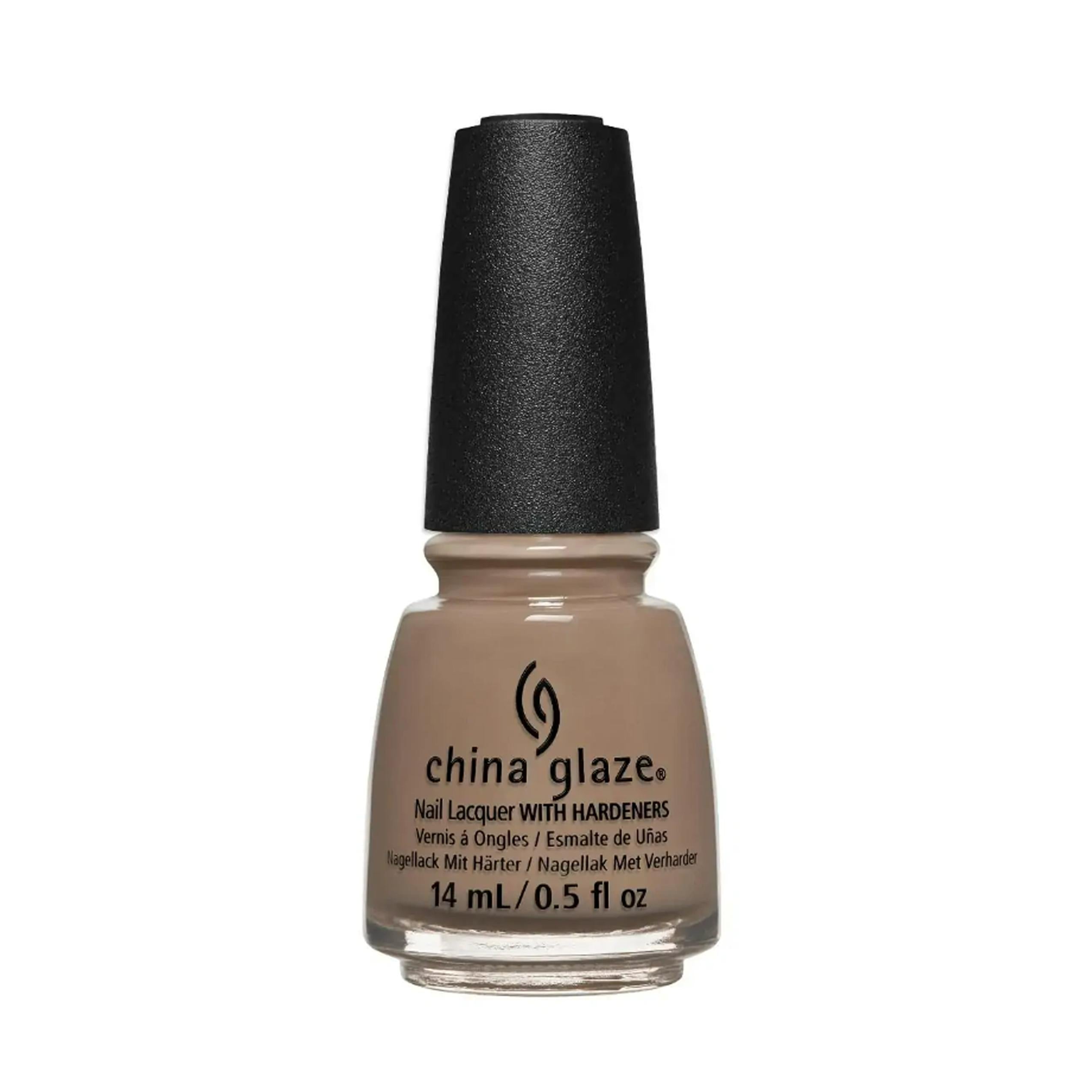 China Glaze Mocha Mama Nail Polish #58153 - 0.5 oz Brown Cream Finish for Professional Salon & Home Manicures