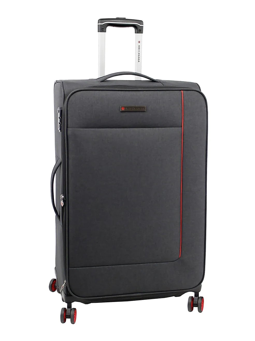 Air Canada Omni Large Expandable Softside Luggage - Spacious Carry-On Suitcase with 360° Wheels for Business Travel & Vacation | Durable Lightweight Luggage for Airlines