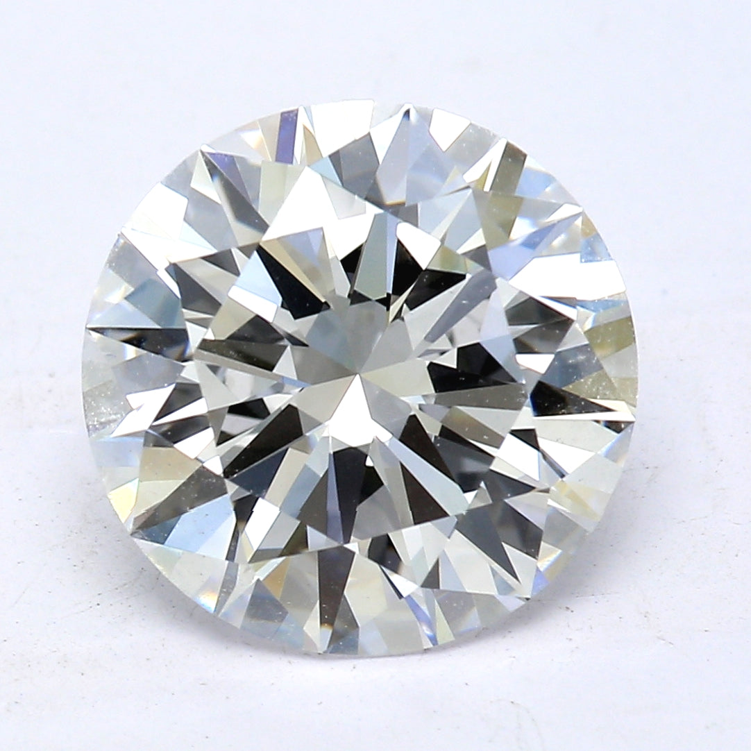 1.01 Carat Fancy Yellow Orange Round Brilliant Diamond - N Clarity for Engagement Rings & Fine Jewelry