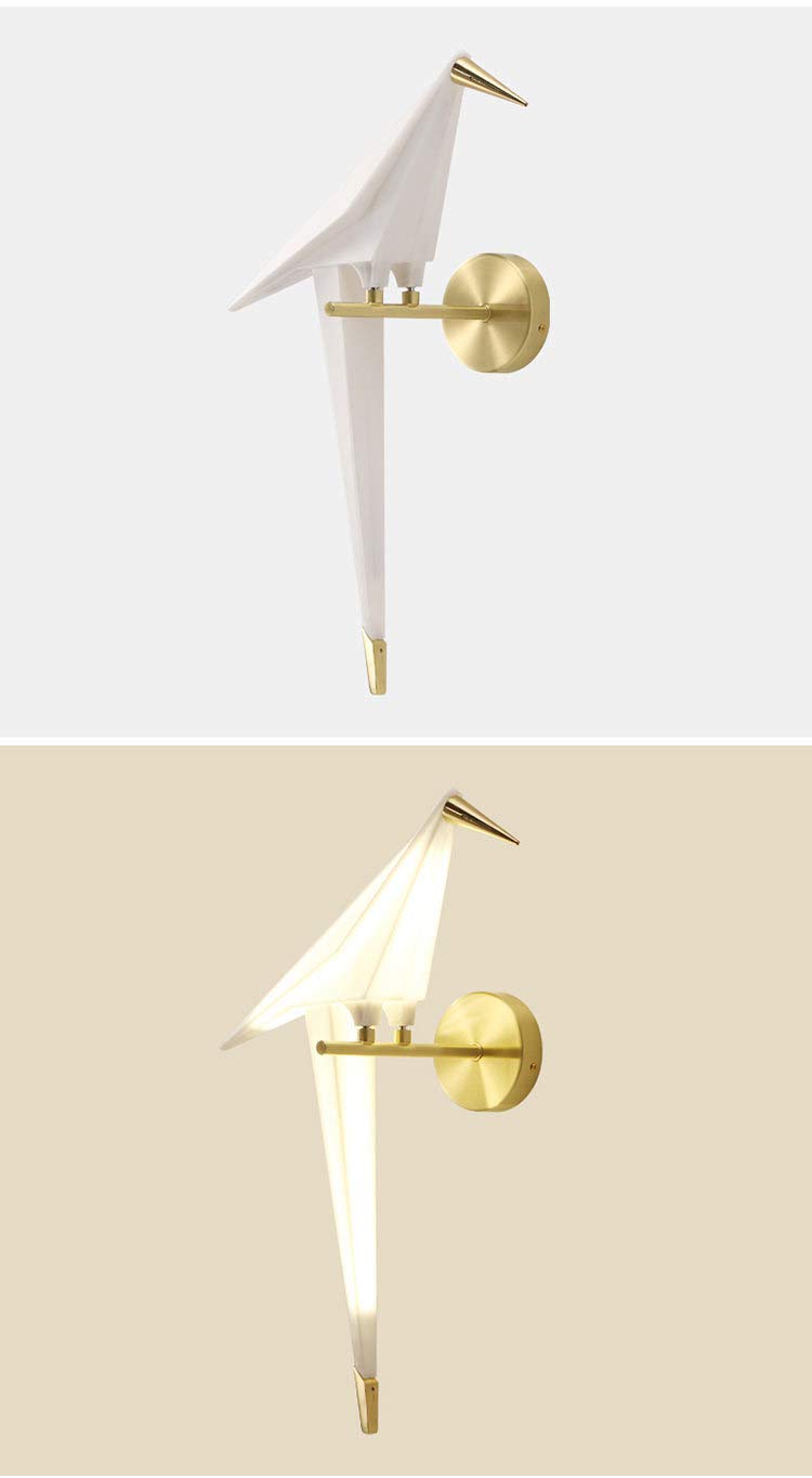 Modern LED Wall Lamps - Creative Little Bird Art Light Fixture for Living Room, Bedroom & Bedside - Energy Efficient Home Decor Lighting for Cozy Ambiance & Wall Accents