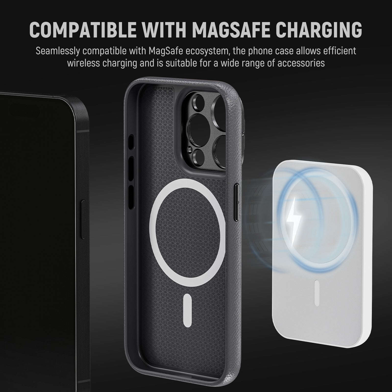 NEEWER PA053/PA054 Protective Case for iPhone 15 Pro & Pro Max with 17mm/67mm Lens Adapters - Perfect for Photography, Videography & Mobile Content Creation