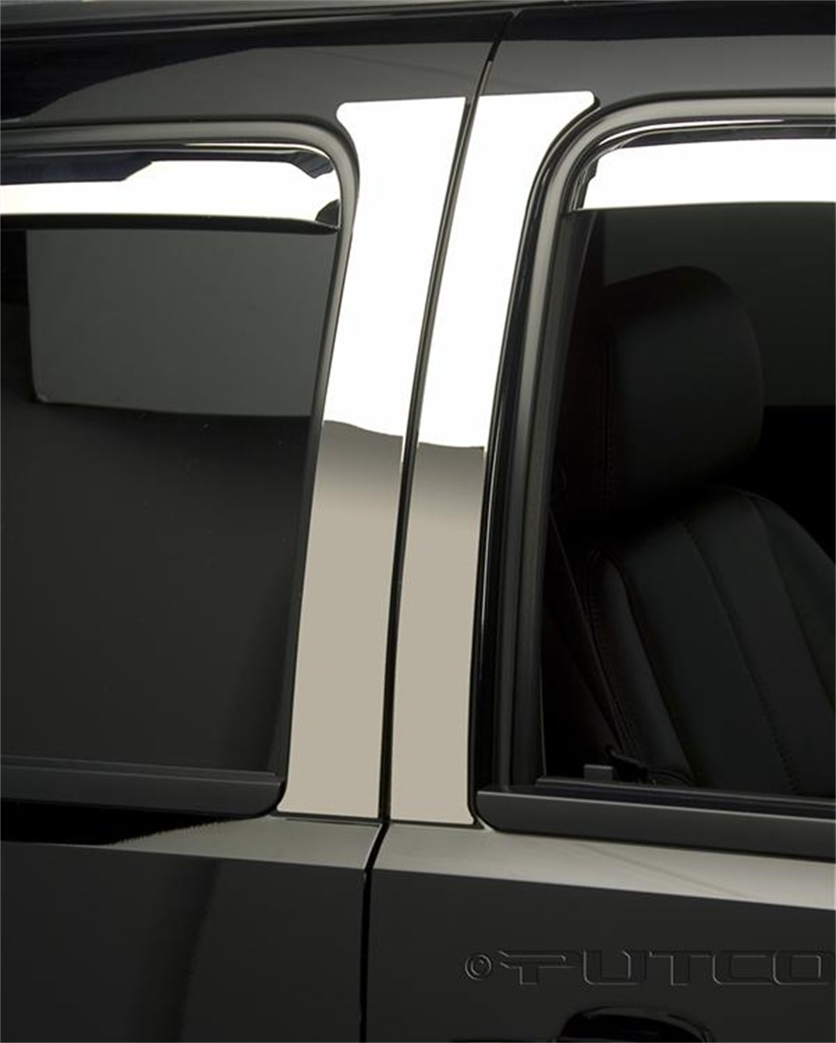 PUTCO 402668 Stainless Steel Classic Pillar Post - 6 Piece Set for Car Truck SUV Exterior Accessories | Durable Rustproof Automotive Trim Upgrade