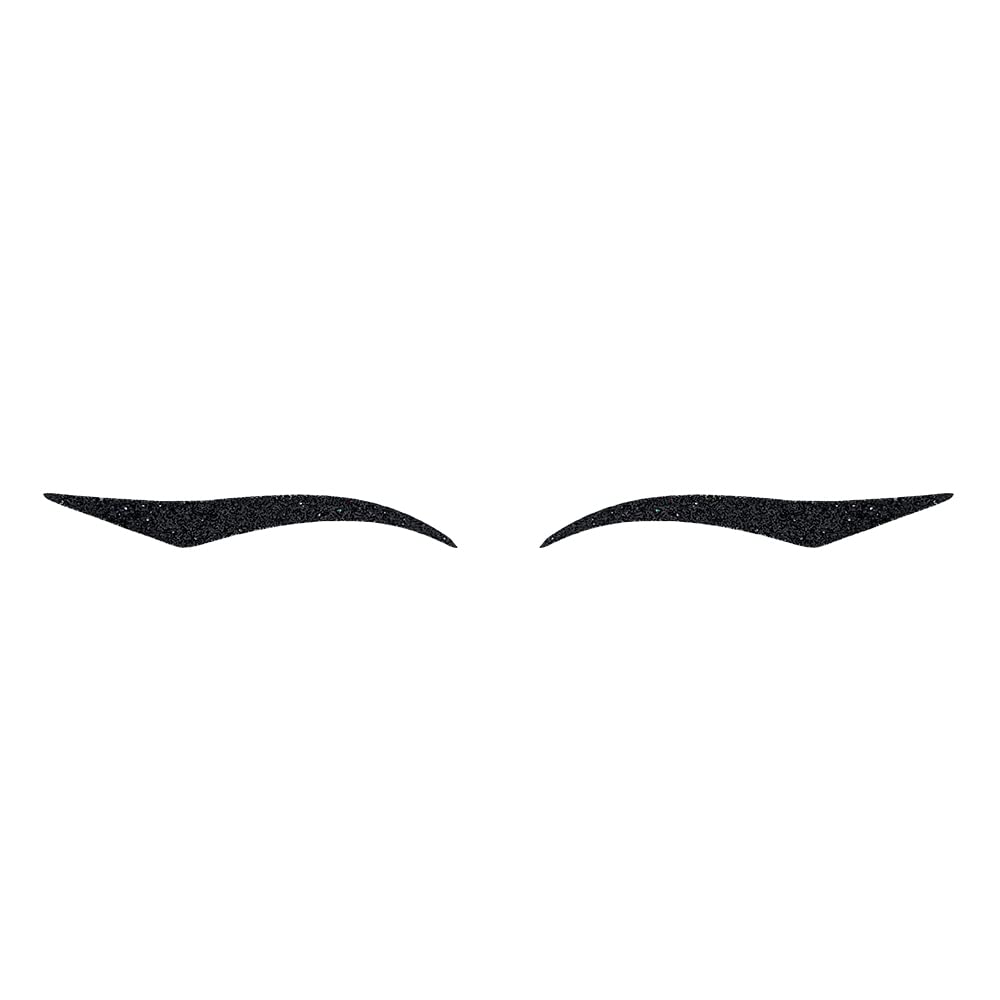 Comet Busters Glitter Black Eyeliner Stickers (EYE072) - Waterproof Eye Makeup for Parties, Halloween & Cosplay