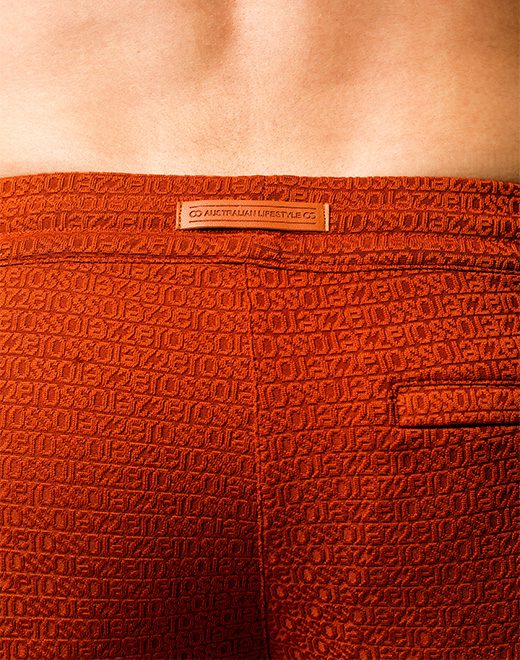 2Eros Signet S90 Textured Swim Shorts for Men - Quick-Dry Beach Board Shorts with Comfortable Elastic Waistband - Perfect for Swimming, Surfing, and Summer Vacation