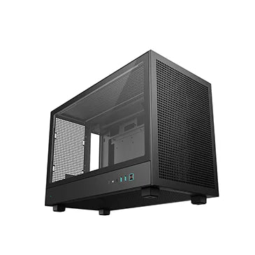 Deepcool CH260 MATX Tower PC Case - Black | Compact Gaming & Home Office Computer Chassis for High Airflow & Cable Management