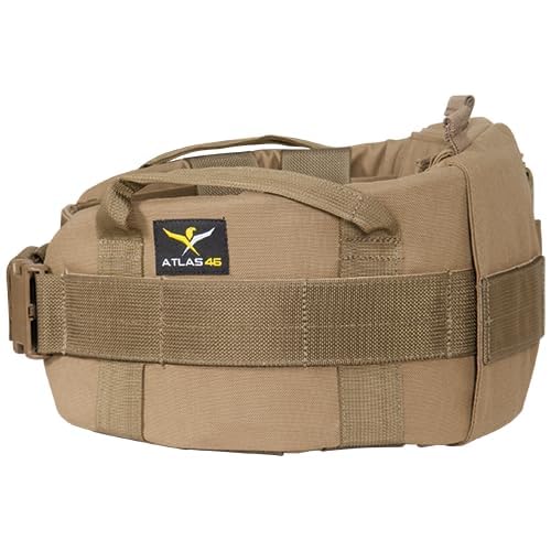 Atlas 46 AIMS Adjustable Padded Tool Belt for Construction & DIY - Black, Large (38