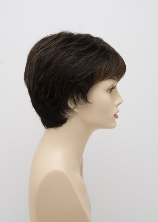 Destiny Human Hair & Synthetic Blend Wig with Mono Top - Natural Look for Daily Wear, Cosplay & Special Events