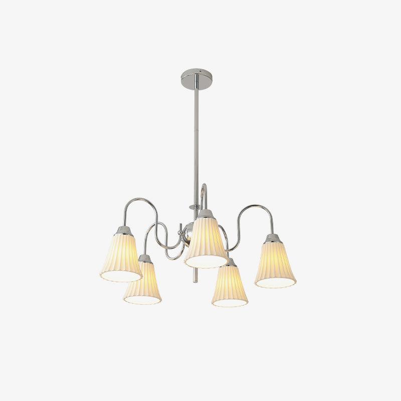 Elegant Esther Chandelier - Modern Crystal Ceiling Light Fixture for Dining Room, Living Room & Bedroom | Perfect for Home Decor & Interior Design