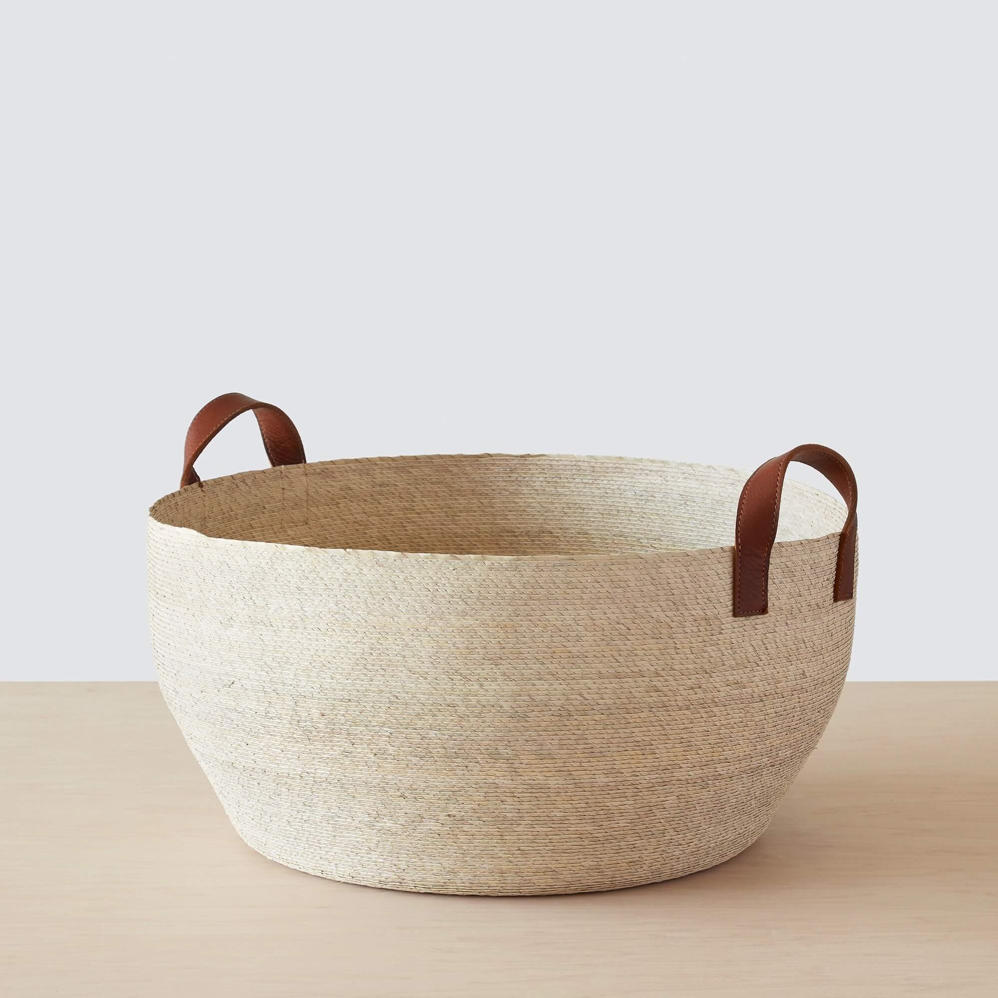 Stylish Mercado Floor Baskets - Woven Storage Baskets for Home Organization | Perfect for Living Room, Bedroom & Nursery Decor