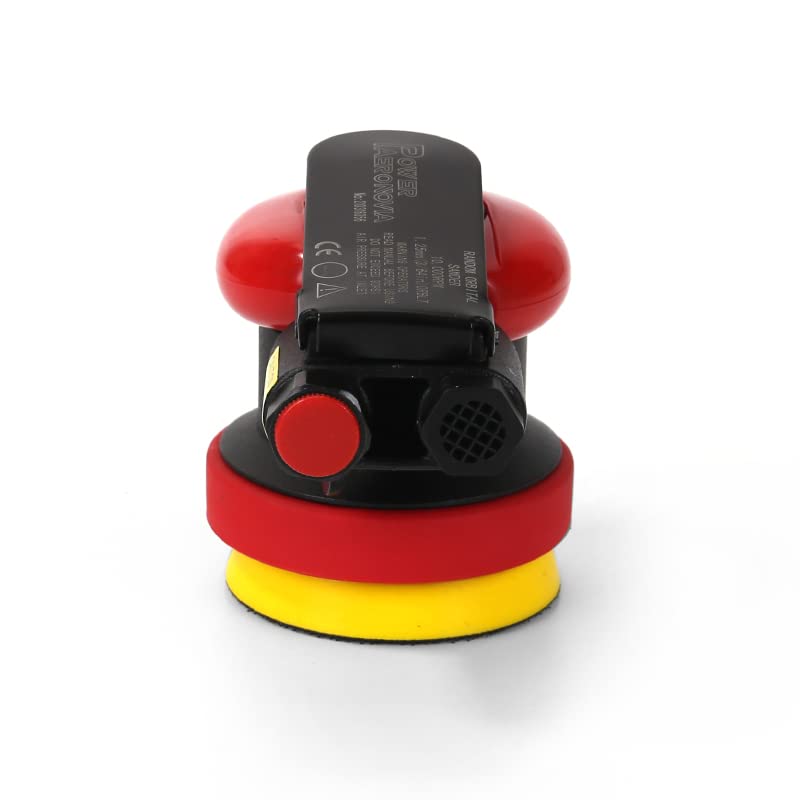 3 Inch Mini Air Sander & 6 Inch Pneumatic Sander Kit - Compact Power Tools for Woodworking, Metal Polishing & Auto Body Sanding